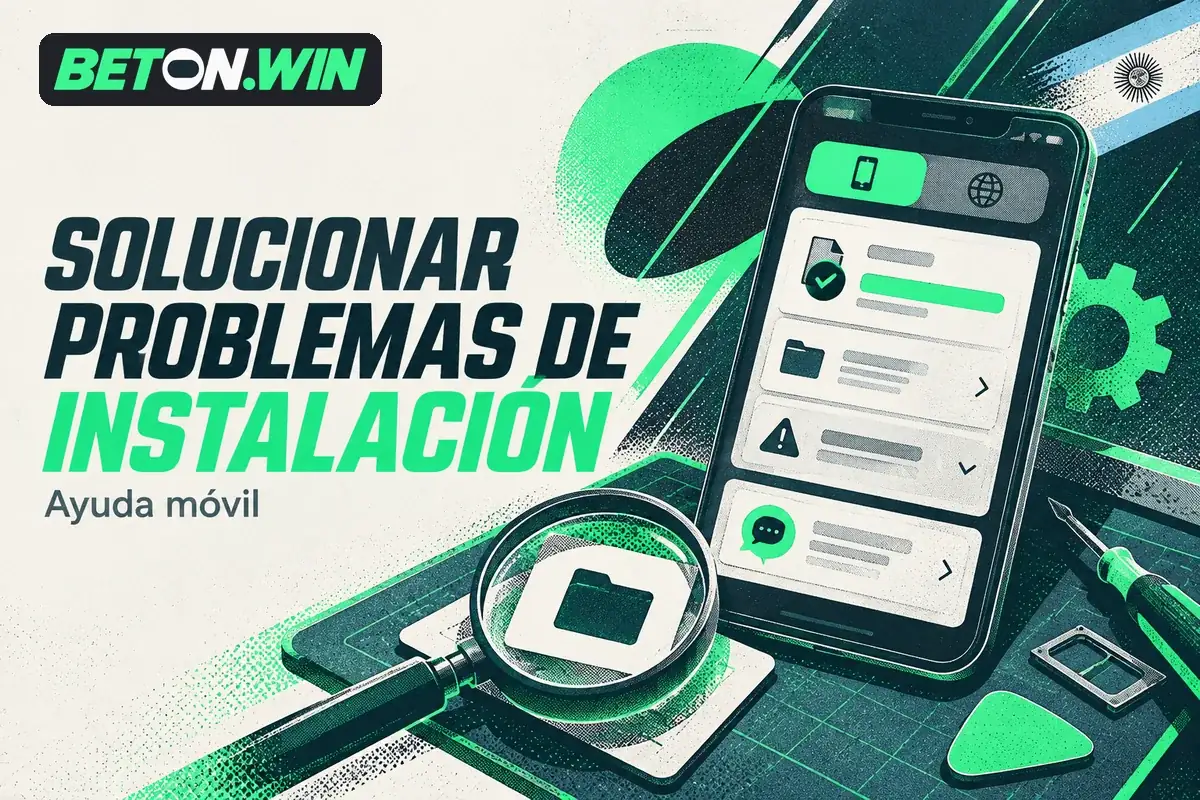 Celular con diagnóstico de descarga y opciones de soporte