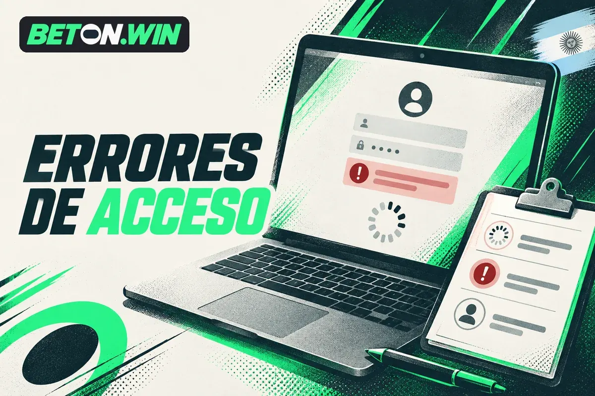 Pantalla con error de acceso y registro de síntomas.